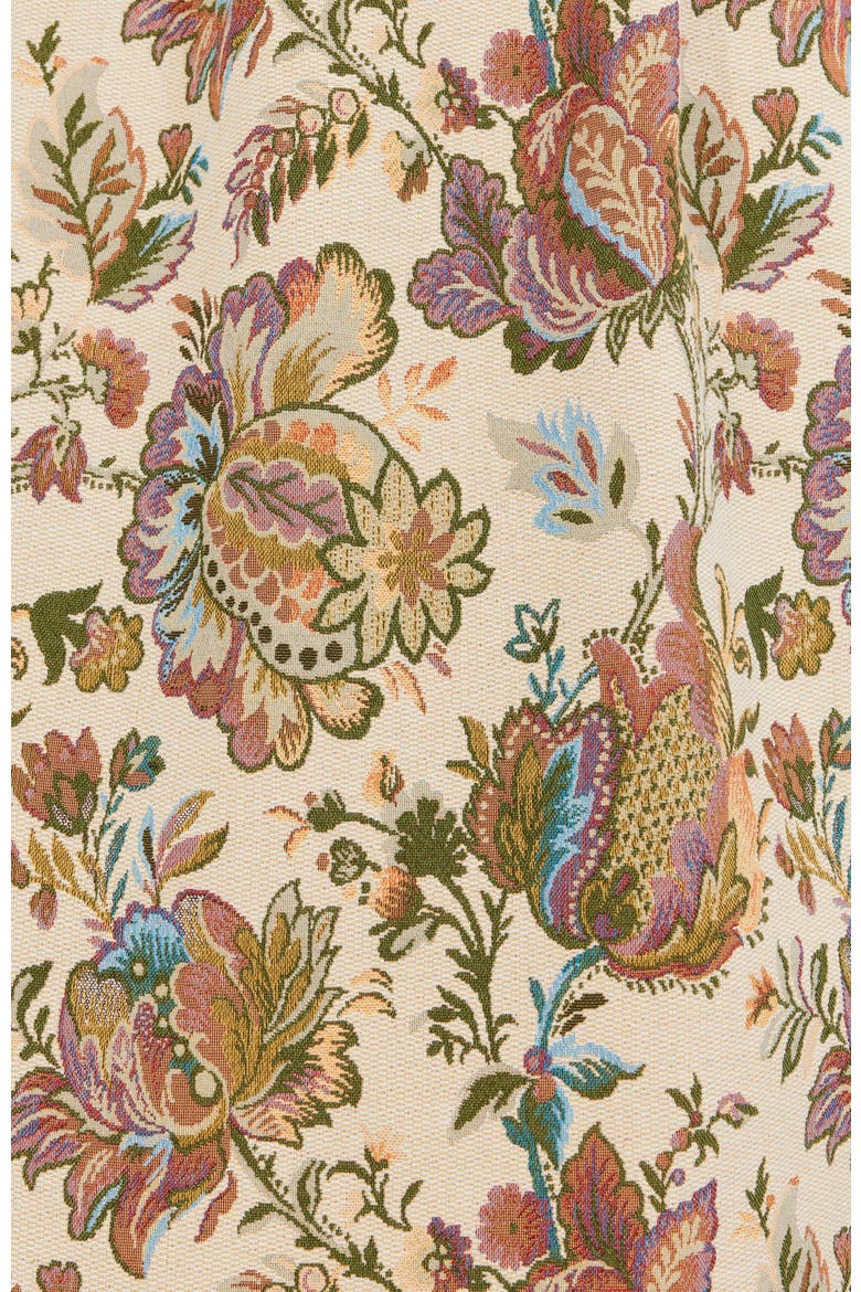 Janean Midi Jacket, Alternate, color, Rainbow Floral Jacquard