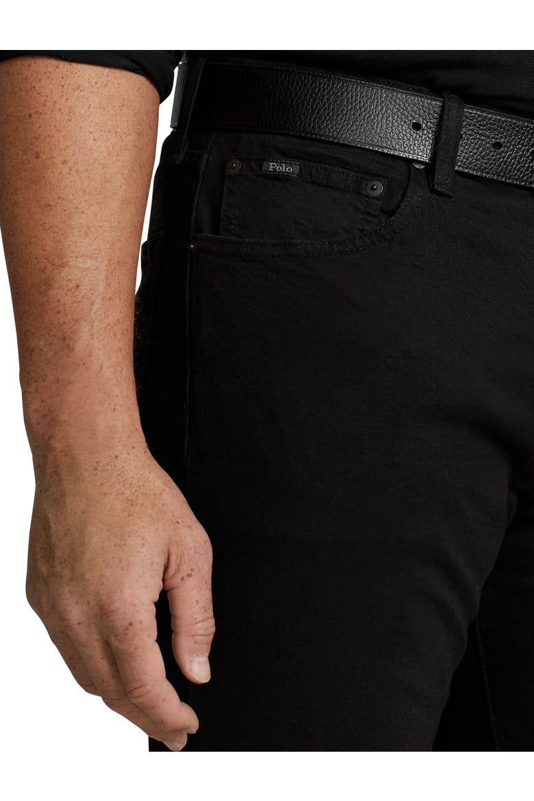 Big & Tall Hudson Relaxed Stretch Jeans, Alternate, color, HUDSON BLACK