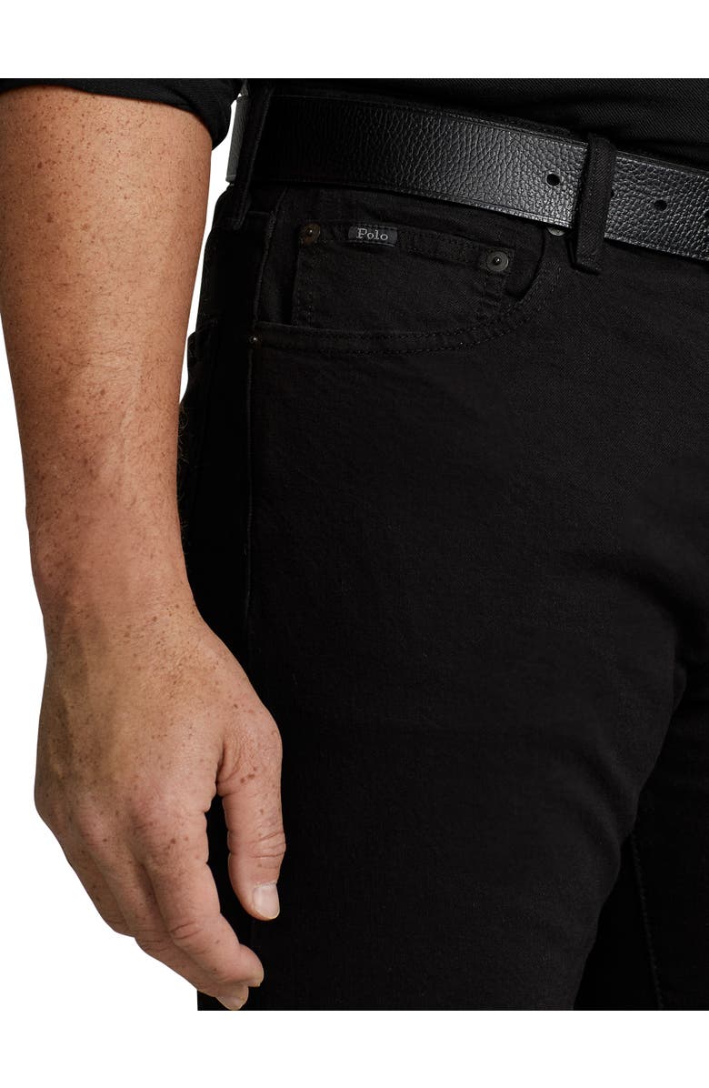 Polo Ralph Lauren Big & Tall Hudson Relaxed Stretch Jeans, Alternate, color, Hudson Black