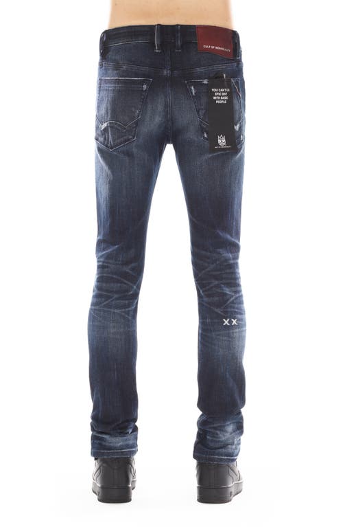 Cult Of Individuality Punk Distressed Super Skinny Jeans