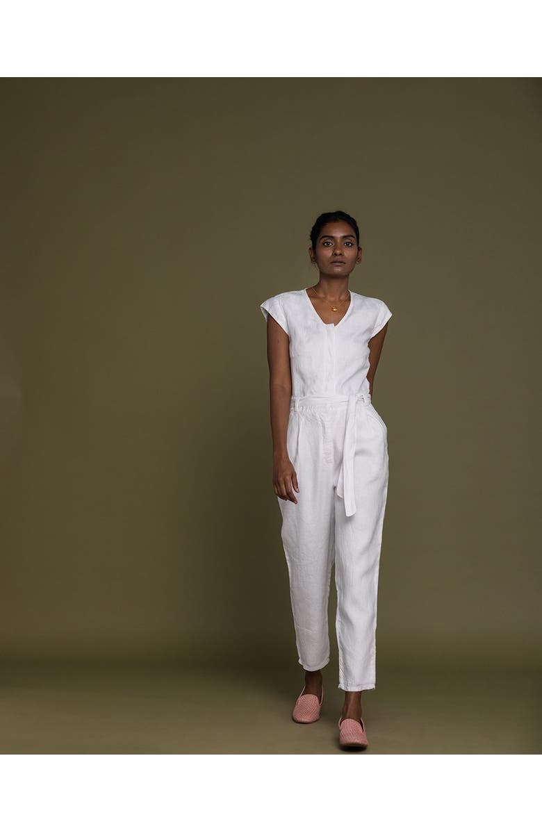 Reistor Women Evening Chai Jumpsuit in White X Large, Alternate, color, White