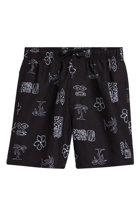 Baby boy black swim trunks online