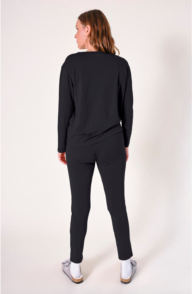 POPLINEN Plus Toni PJ Pant, Alternate, color, Black