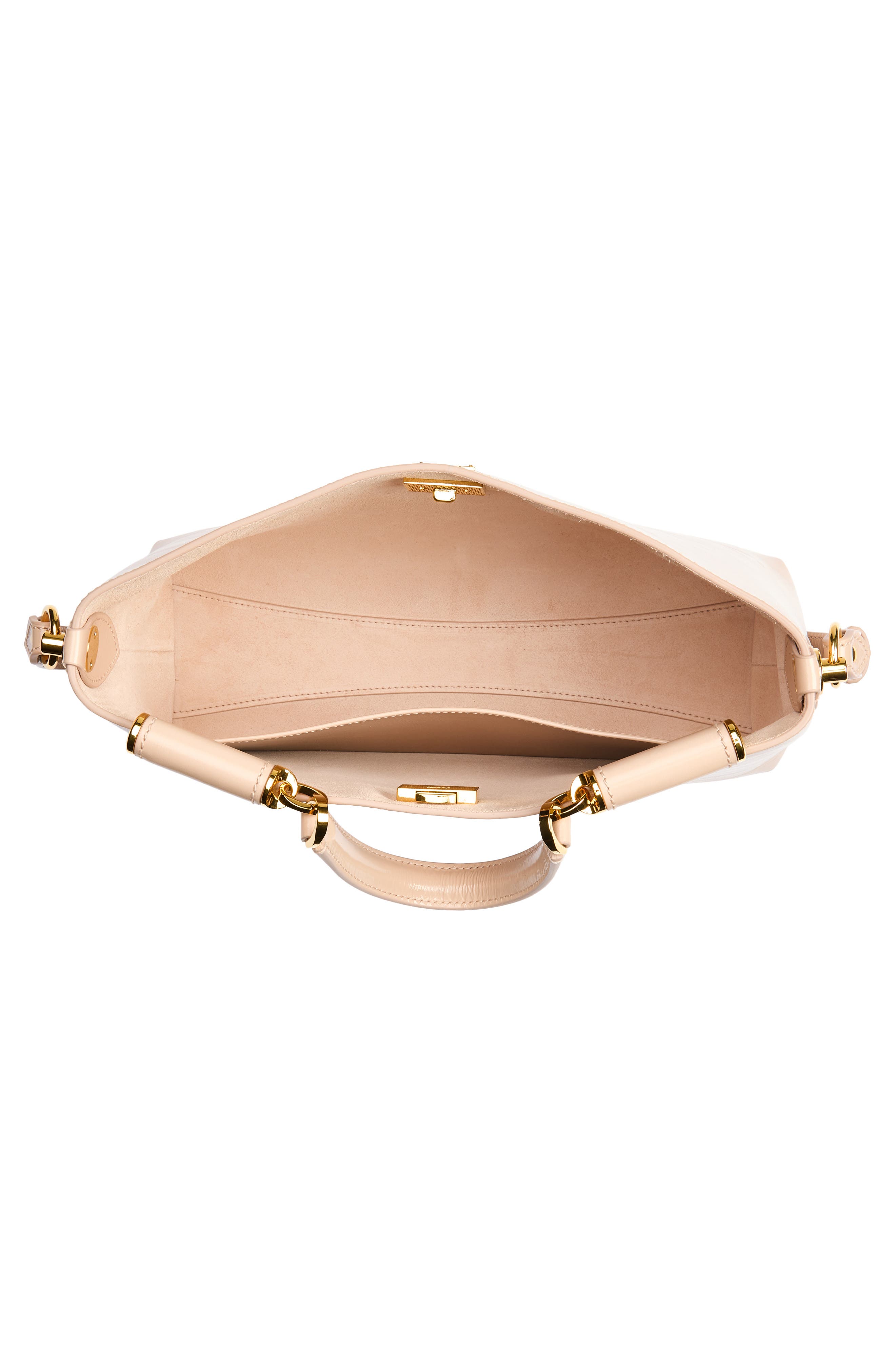 My Sicily Leather Shoulder Bag, Alternate, color, 80095 NUDO 1
