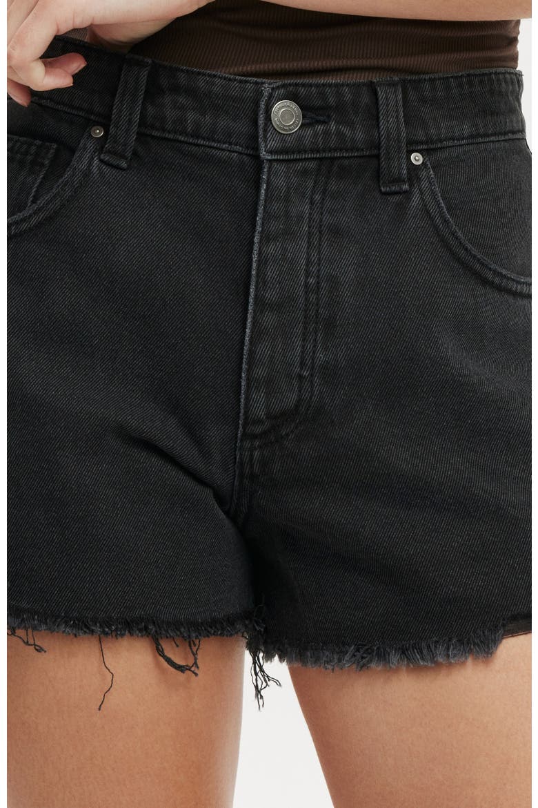 Women's Original Denim Short, Alternate, color, Graphite Black Worn