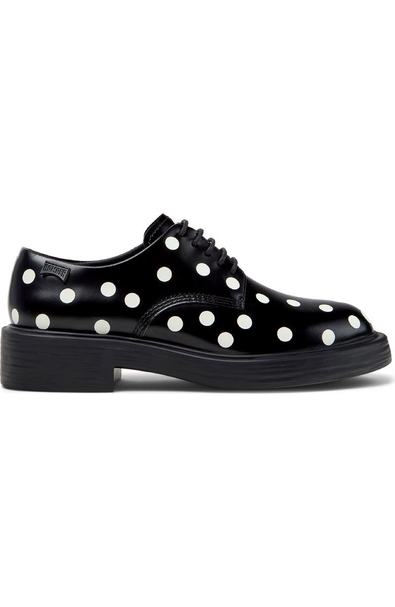 Camper Dean Polka Dot Derby, Alternate, color, Black Black