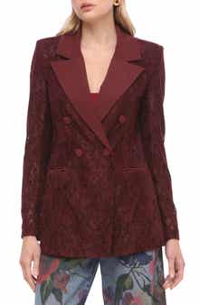 Avec Les Filles Lace Blazer