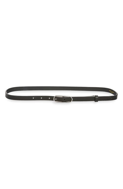 Rag & Bone Baby Rounded Rebound Belt In Black