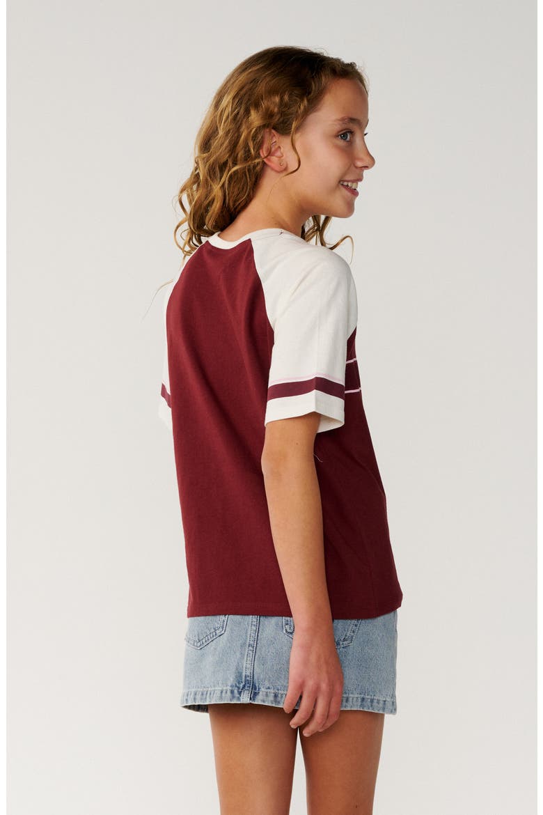 Kids' Dolphin Archive Cotton Graphic T-Shirt, Alternate, color, DARK PLUM