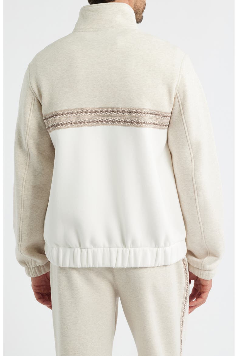 Tasman Track Jacket, Alternate, color, CARIBOU HEATHER