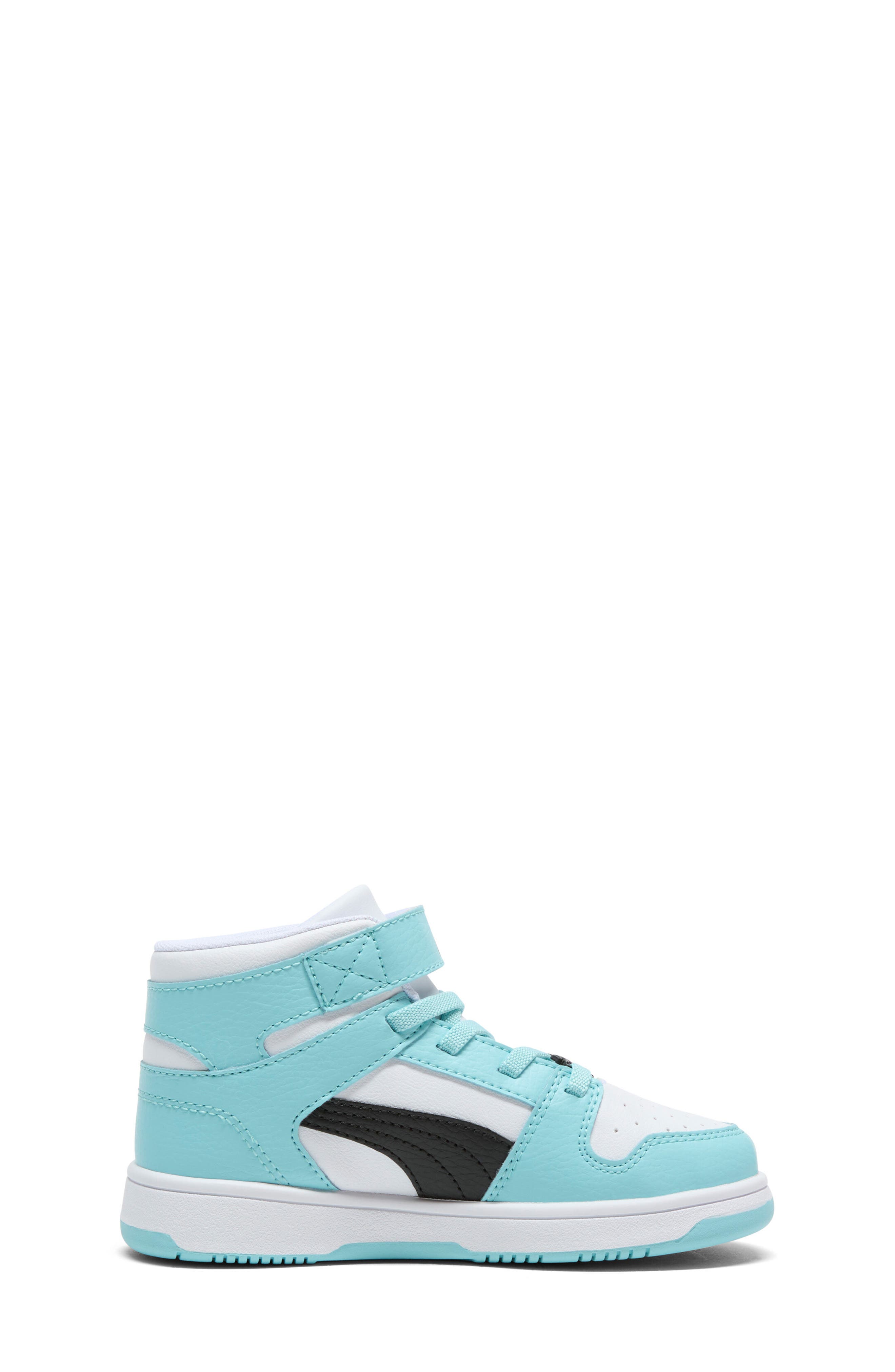 Rebound Layup Sl V Sneaker, Alternate, color, PUMA WHITE-PUMA BLACK-LAKE