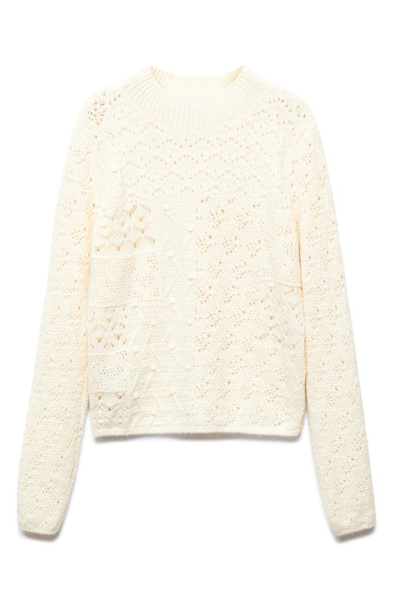 MANGO Open Stitch Sweater, Alternate, color, 