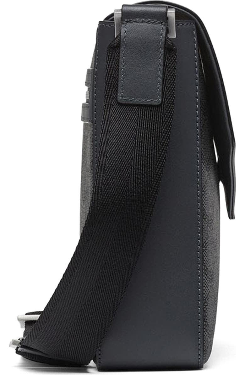 MCM Small Himmel Lauretos Coated Canvas Messenger Bag, Alternate, color,