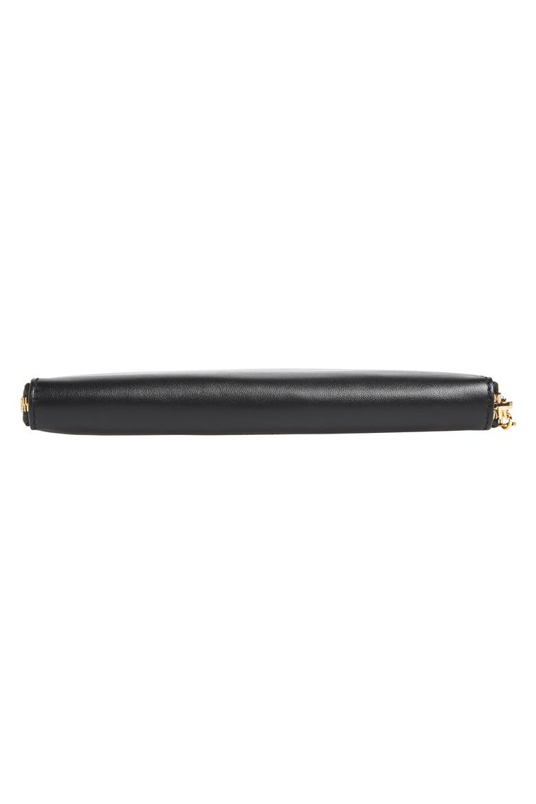 Alter Nappa Perforated Logo Faux Leather Wallet, Alternate, color, BLACK