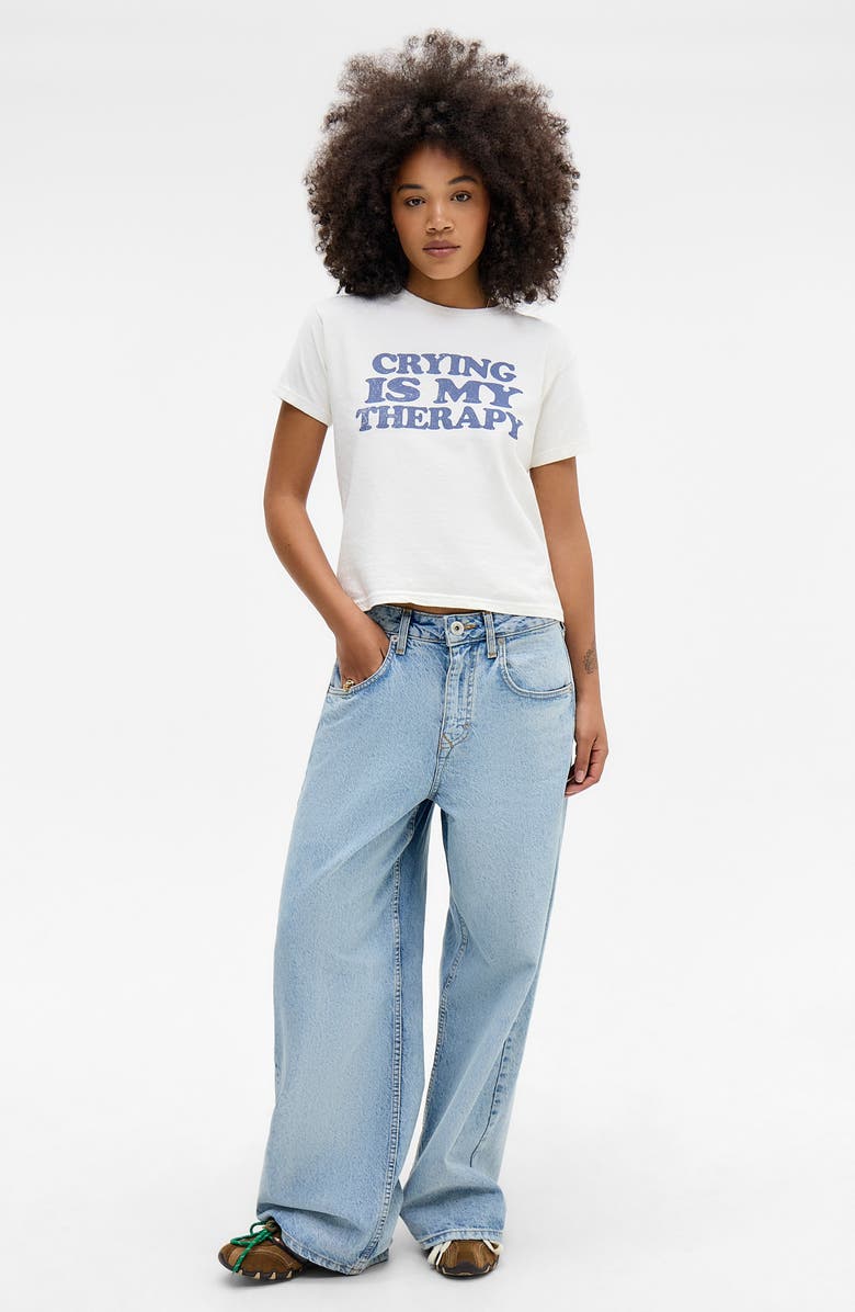 BDG Urban Outfitters Therapy Cotton Graphic T-Shirt, Alternate, color, White