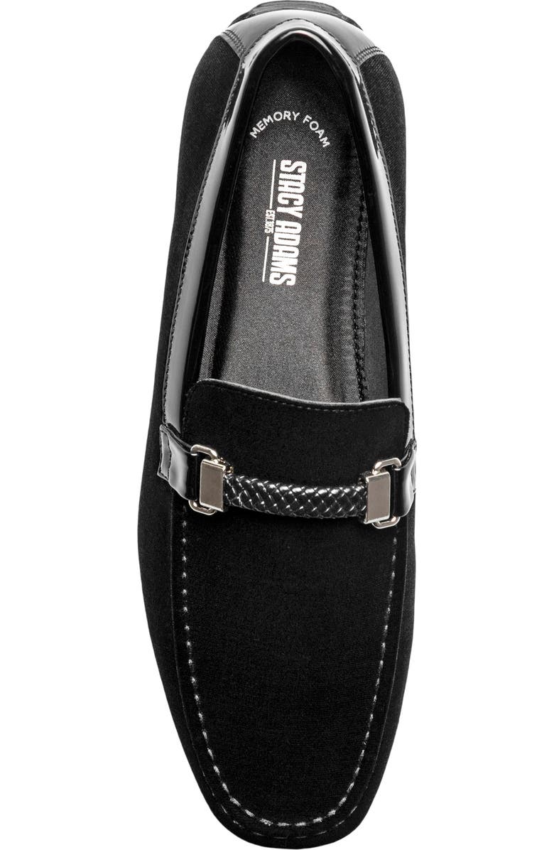 Stacy Adams Sheridan Moc Toe Loafer, Alternate, color, Black