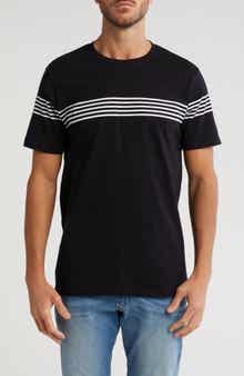 Chest Stripe Crewneck T-Shirt