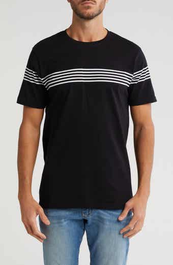 Chest Stripe Crewneck T-Shirt