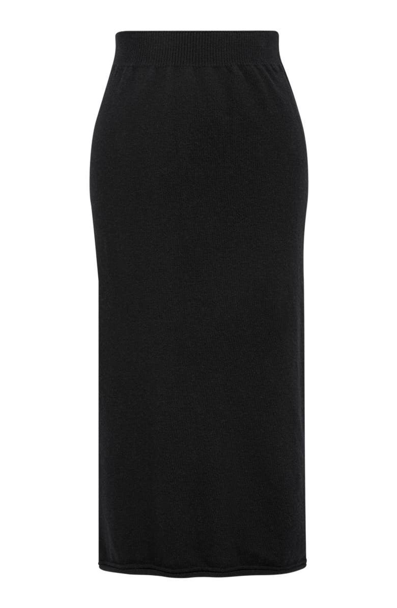 Celtic & Co. Geelong Wool Midi Skirt, Alternate, color, Black
