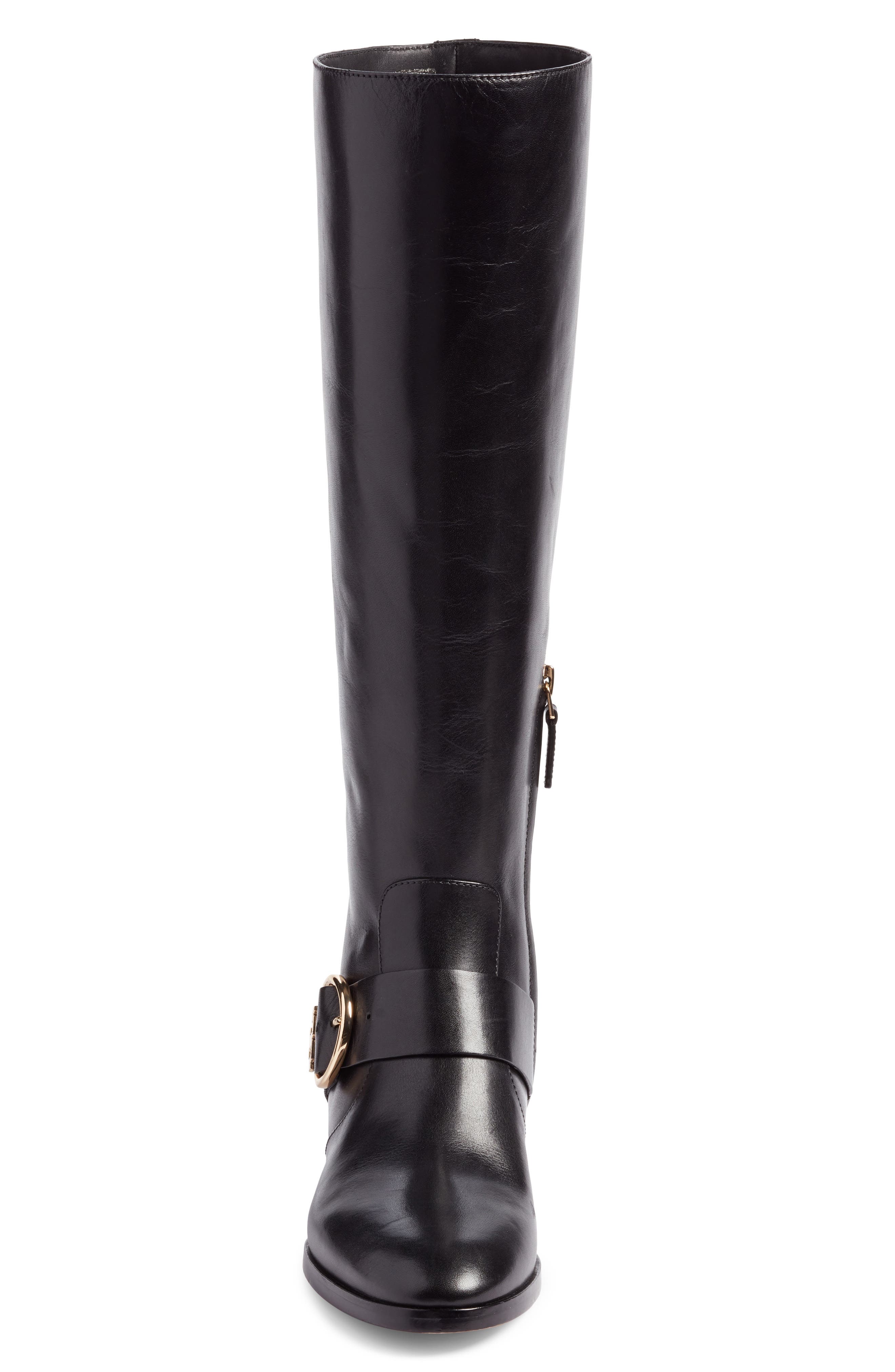 Tory Burch Sofia Buckled Riding Boot, Alternate, color, 