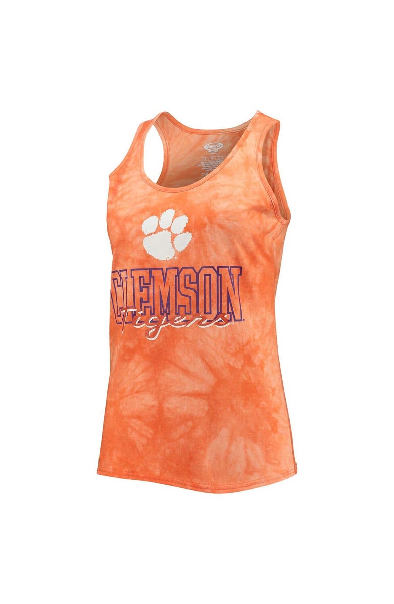 CONCEPTS SPORT Women's Concepts Sport Orange Clemson Tigers Billboard Tie-Dye Tank Top & Shorts Set, Alternate, color, 