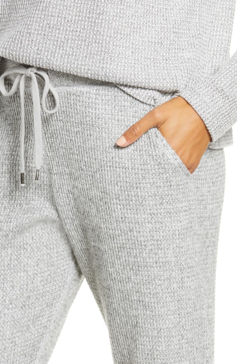 Papinelle Super Soft Thermal Knit Pajamas, Alternate, color, Grey