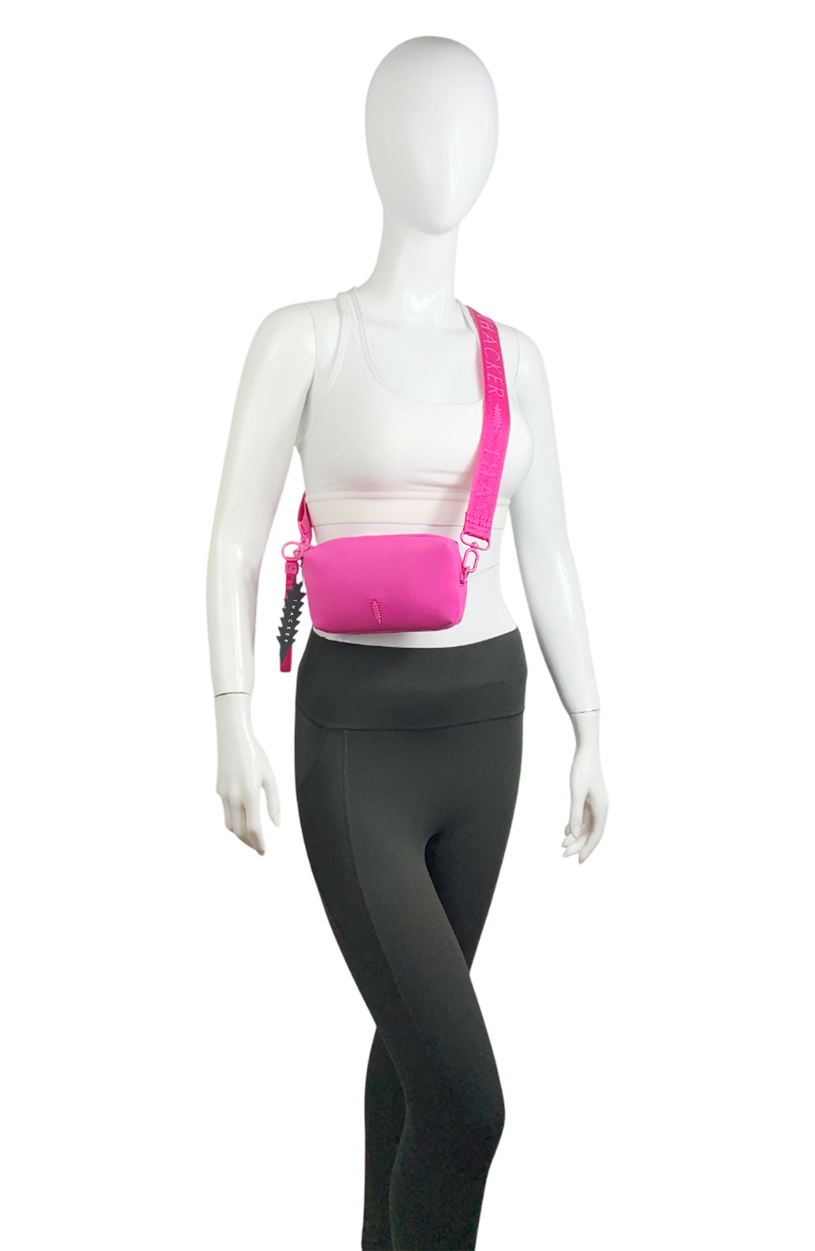 Thacker Ella Phone Zip Crossbody Bag, Alternate, color, Fuchsia