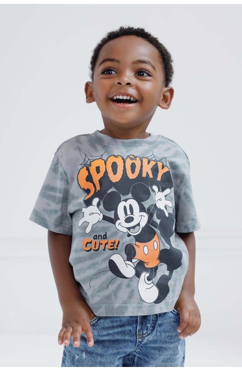 Disney Pixar Short Sleeve T-Shirt, Alternate, color, Mickey Bat Grey