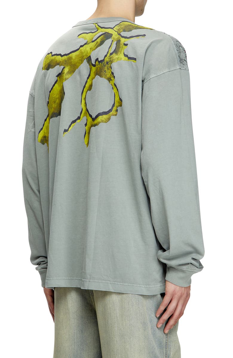 DIESEL<sup>®</sup> Relaxed Fit Cotton Graphic T-Shirt, Alternate, color, 