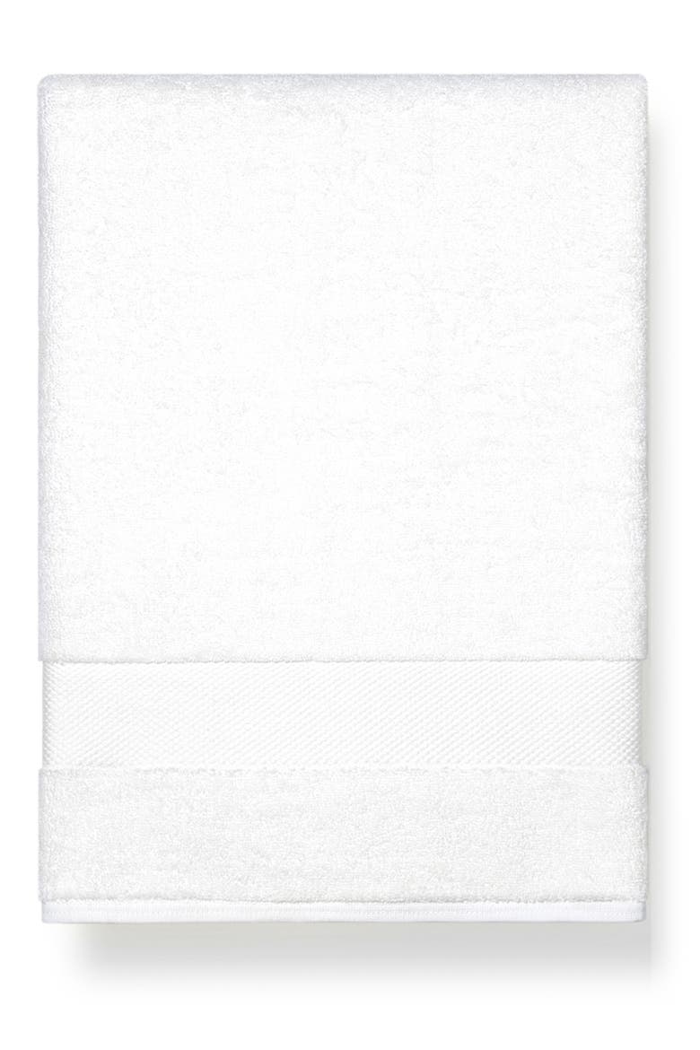 Plush Bath Towel, Main, color, WHITE