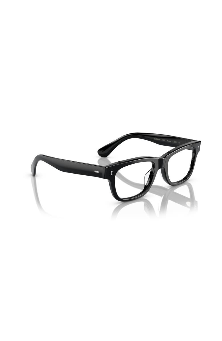 Oliver Peoples 53mm Rectangle optical glasses, Alternate, color, Black