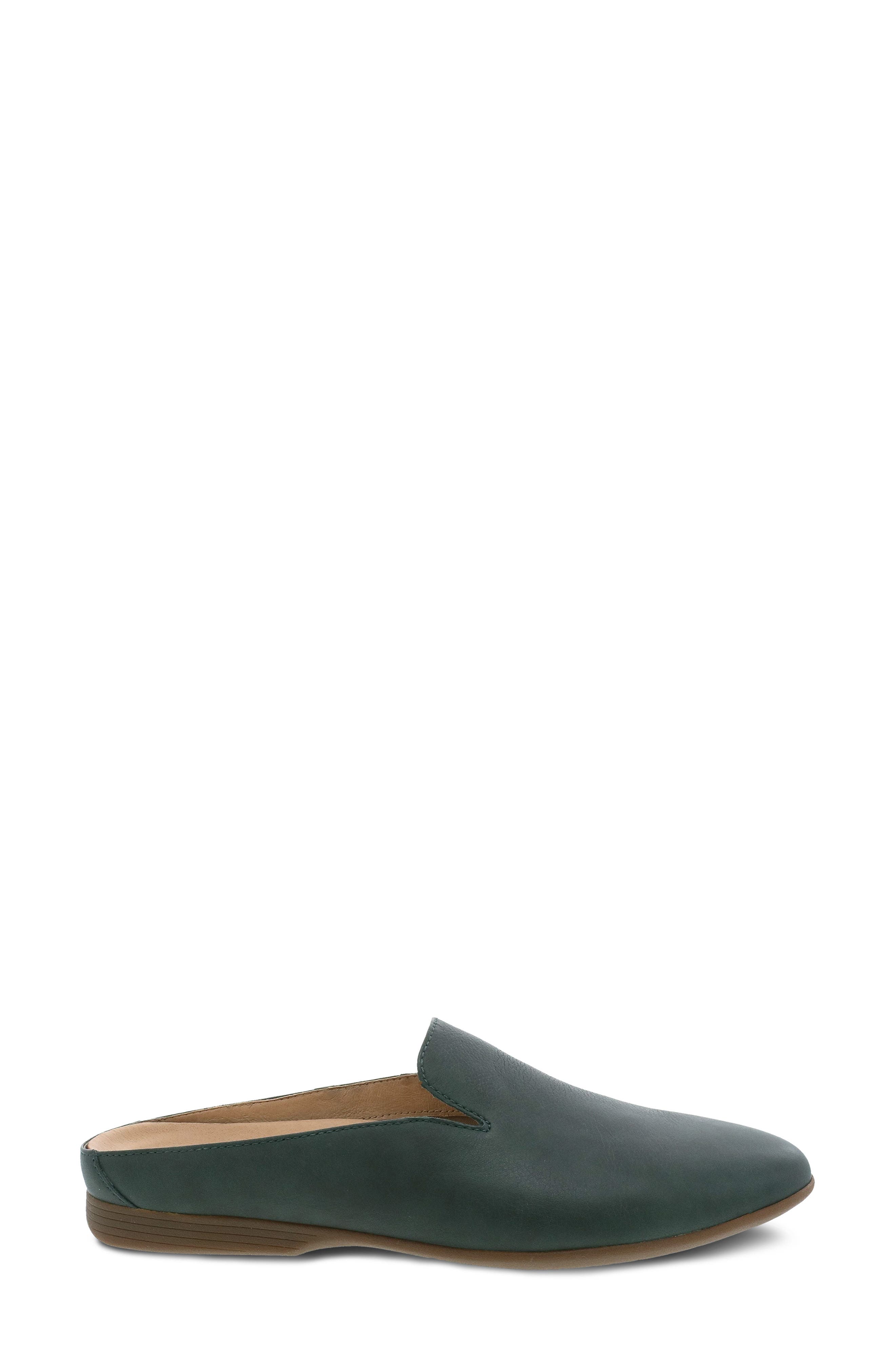 Lexie Leather Mule, Alternate, color, GREEN