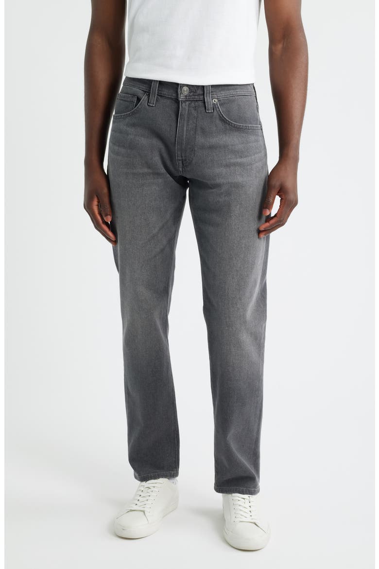 Slim Straight Leg Jeans, Main, color, GRAPHITE WASH