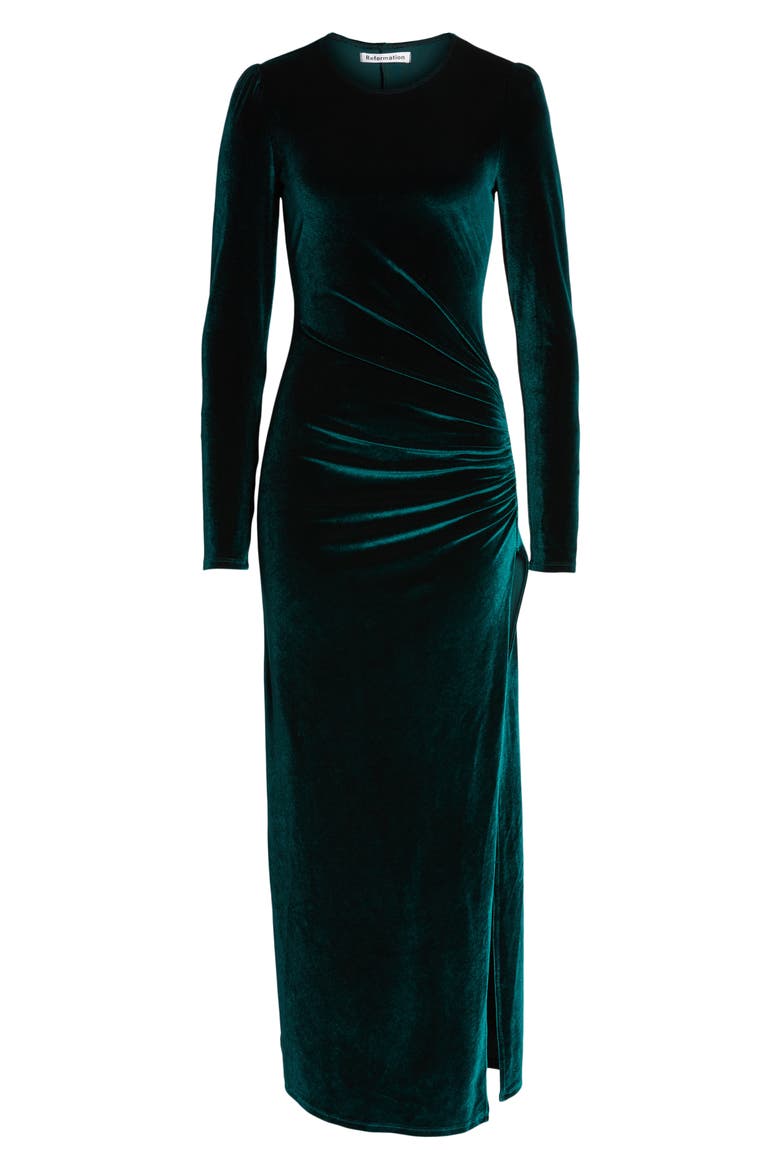 Ruby Maxi Dress, Alternate, color, EMERALD