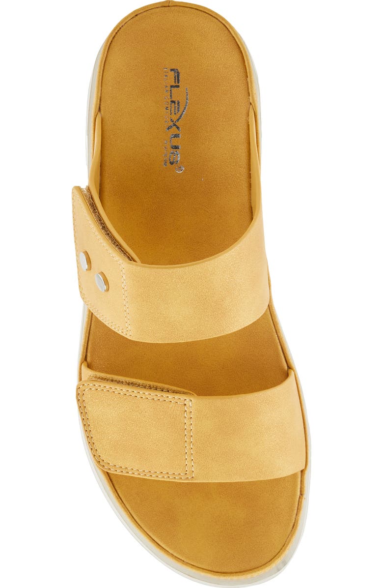 Flexus by Spring Step Buttony Platform Wedge Slide Sandal, Alternate, color,