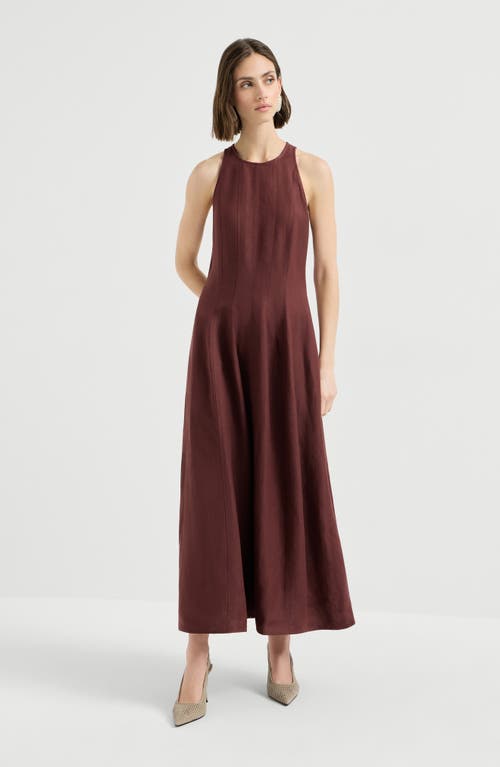 Brunello Cucinelli Fluid dress in Bordeaux at Nordstrom, Size Xx-Small