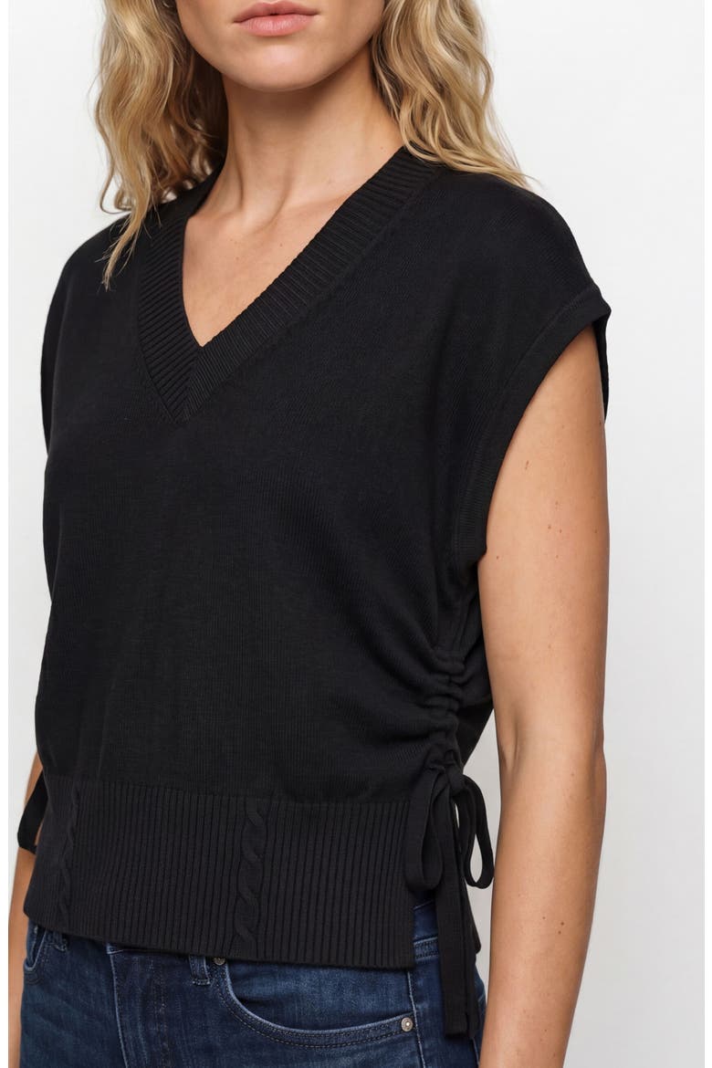 V Neck Dolman Sweater, Alternate, color, BLACK