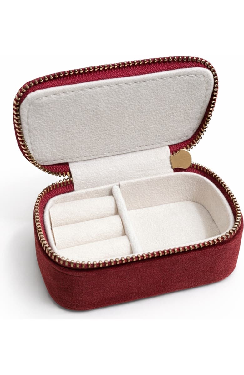 Donatello Gian Mini Jewelry Travel Case, Alternate, color, Red