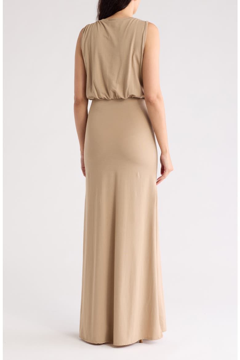 Sleeveless Maxi Dress, Alternate, color, MOCHA
