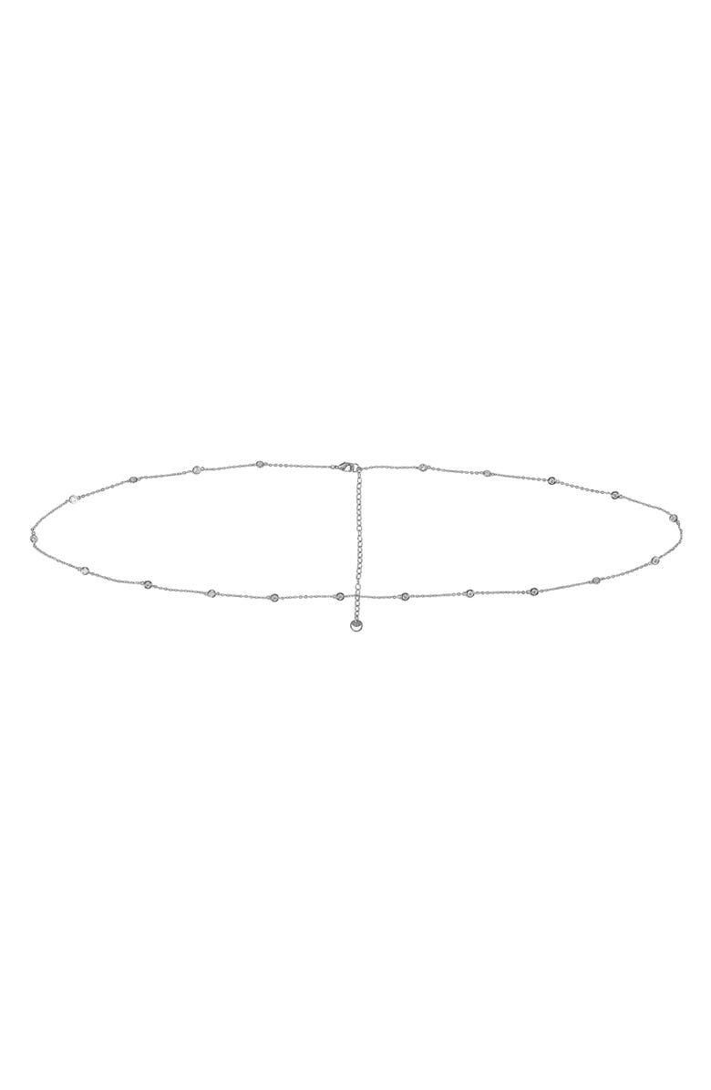 LILI CLASPE Andi Belly Chain, Alternate, color, Silver