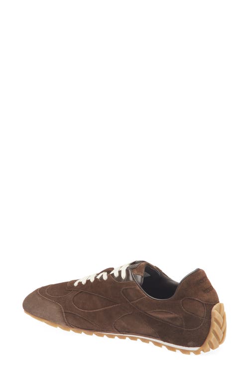 Bottega Veneta Orbit Flash Leather-trimmed Suede Sneakers In Pink