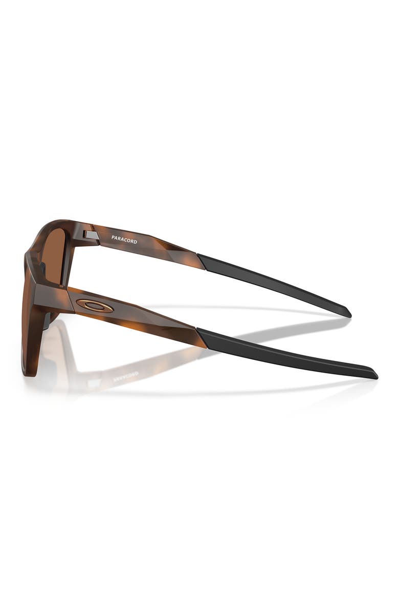 57mm Prizm™ Polarized Square Sunglasses, Alternate, color, BROWN TORTOISE