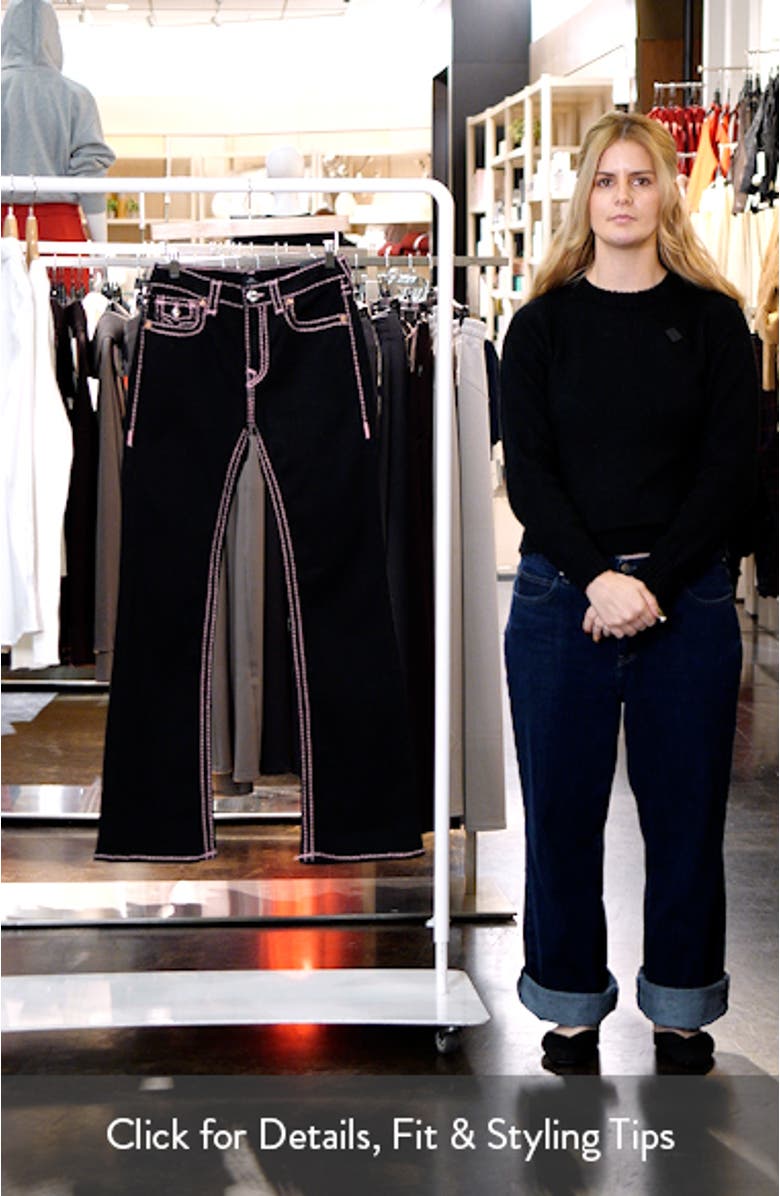 Becca Flap Pocket Bootcut Jeans, sales video thumbnail