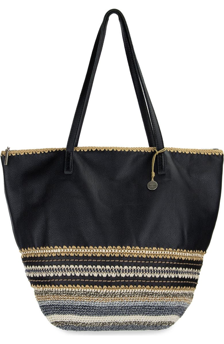 The Sak Faye Tote Bag, Alternate, color, Black Seminyak