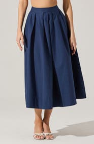 ASTR the Label Cotton Midi Skirt