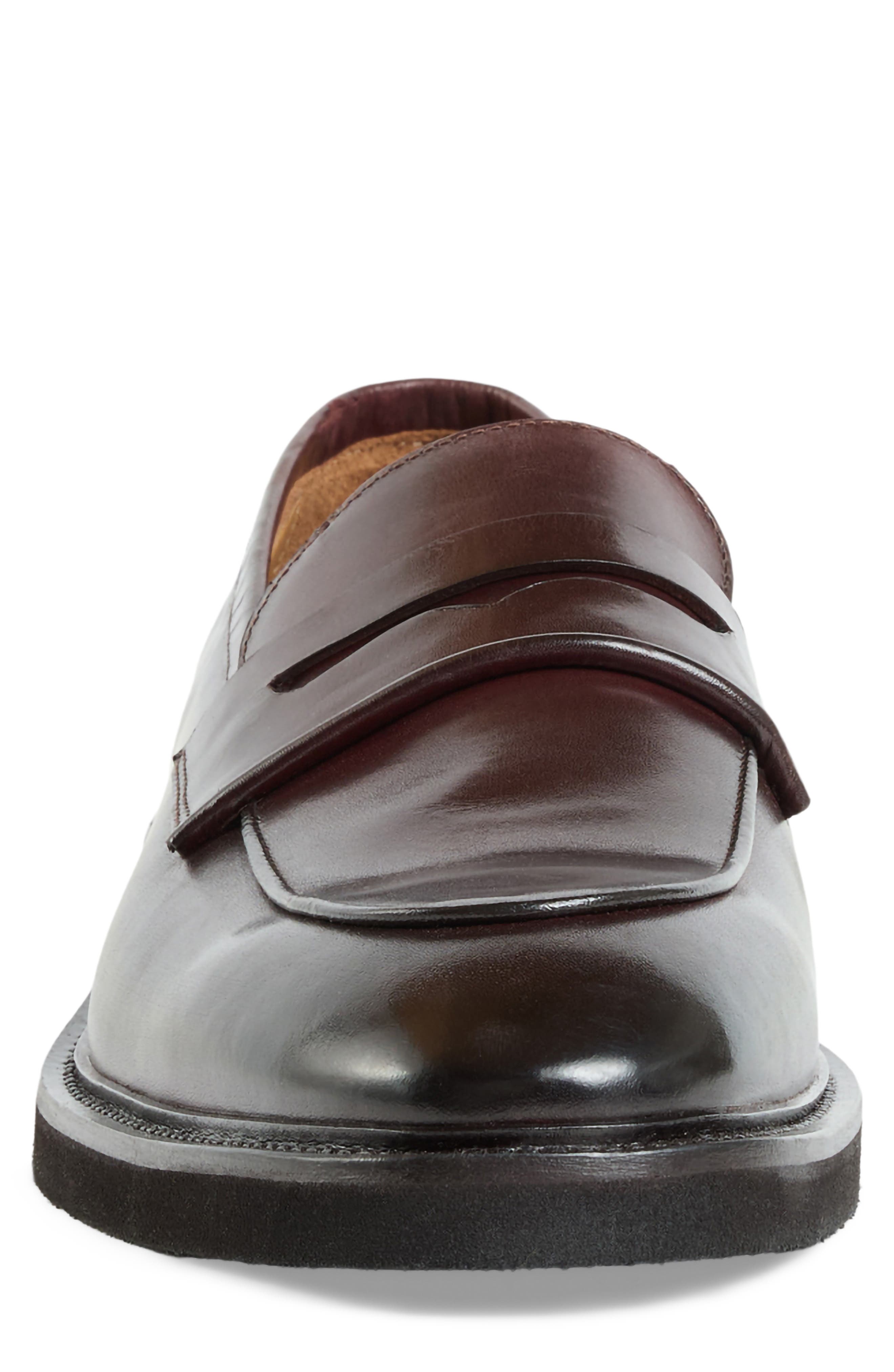 Volano Penny Loafer, Alternate, color, BORDEAUX LEATHER
