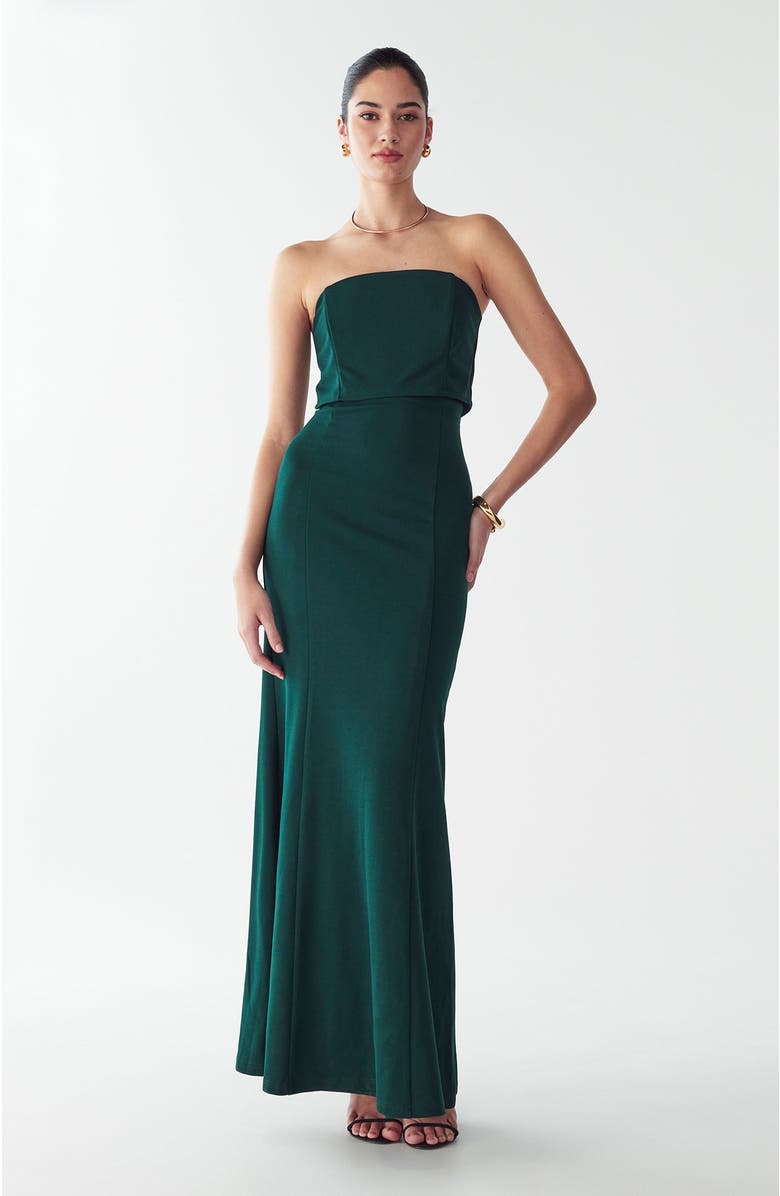WILLA Trenton Dress, Alternate, color, Emerald