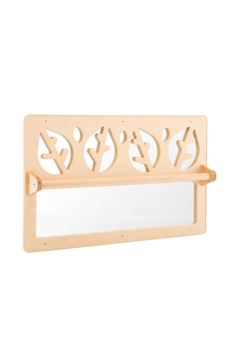 Kaplan Early Learning Company Exploration Wall Mirror, Main, color, Beige