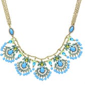 OLIVIA WELLES Rissa Cluster Statement Necklace