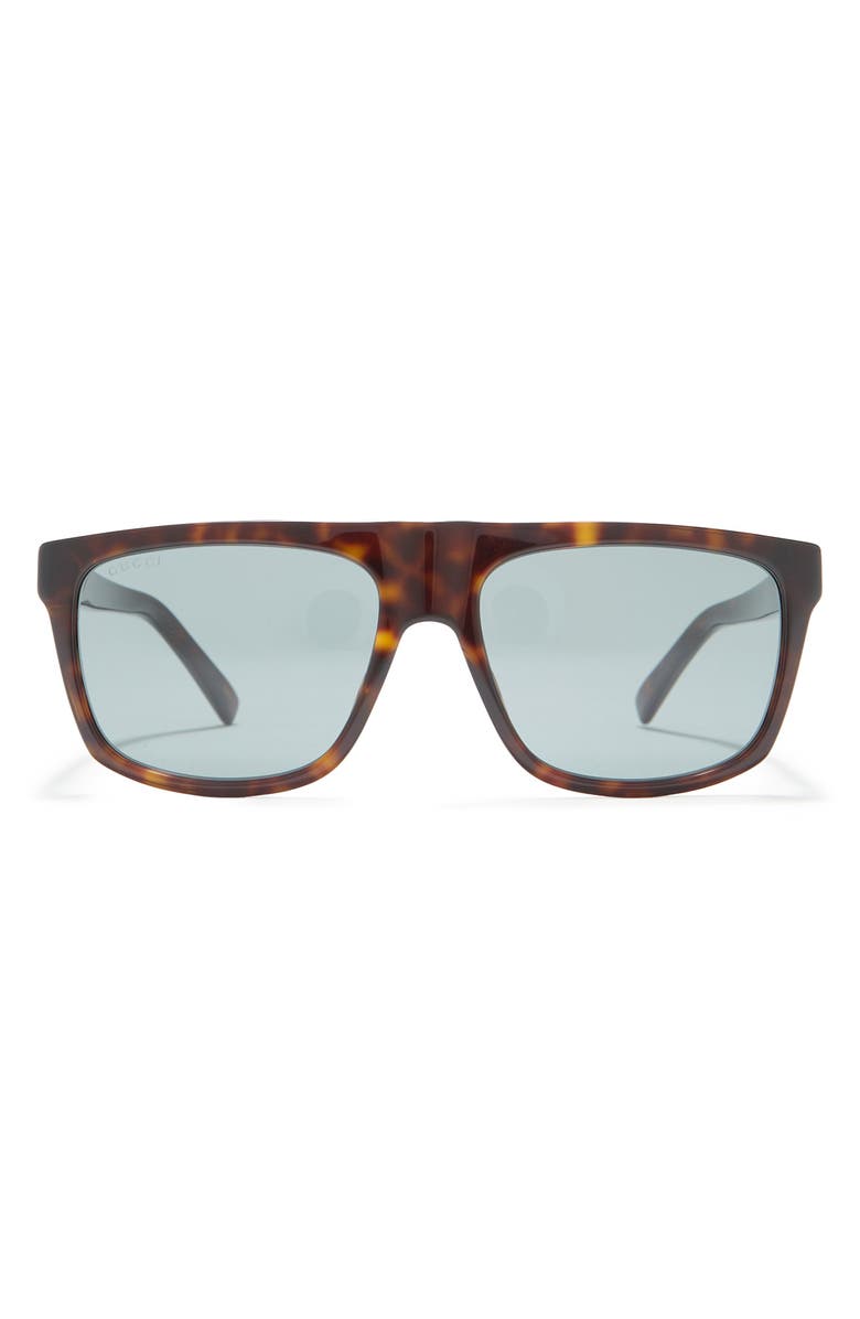 Gucci 57mm Modified Square Sunglasses, Main, color,